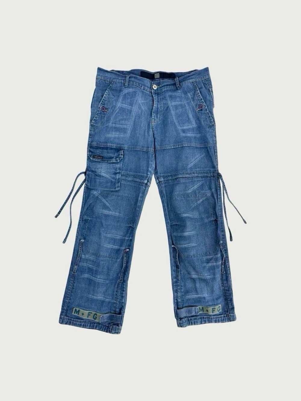 Marithé + François Girbaud Denim Cargo Capris